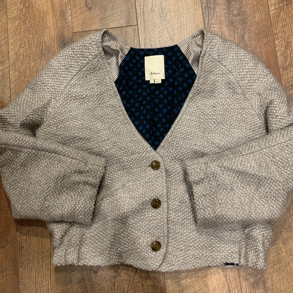 Cropped  jacket sz L anthropologie